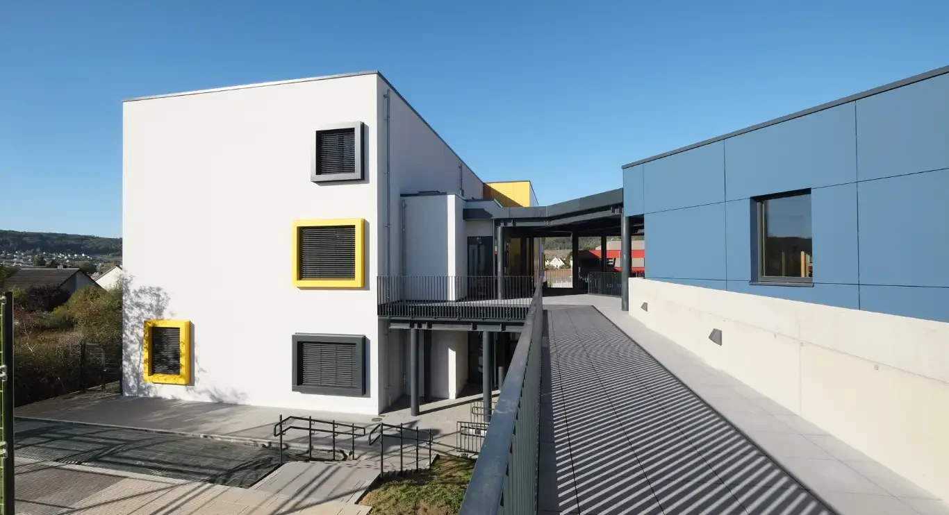 Complexe scolaire à Helmsange