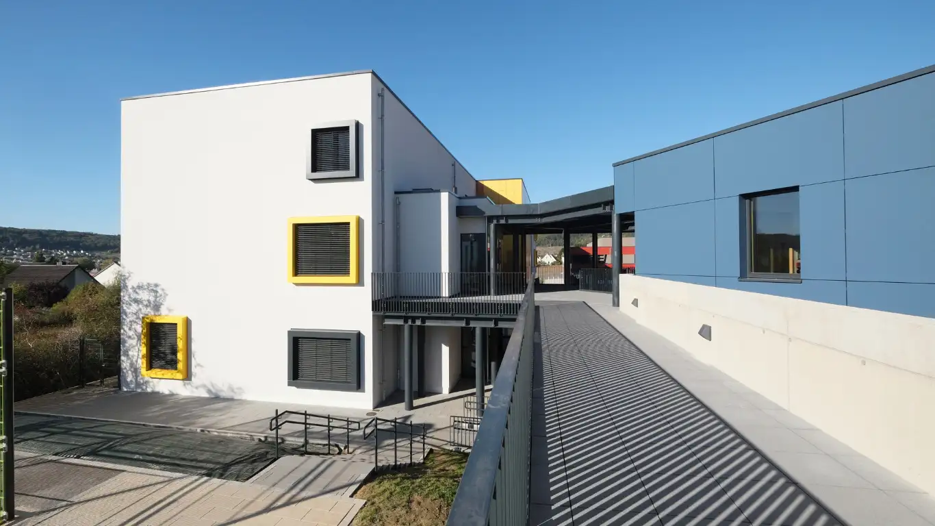 Complexe scolaire à Helmsange