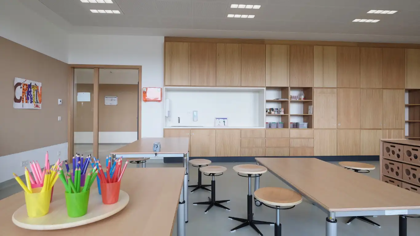 Complexe scolaire à Helmsange